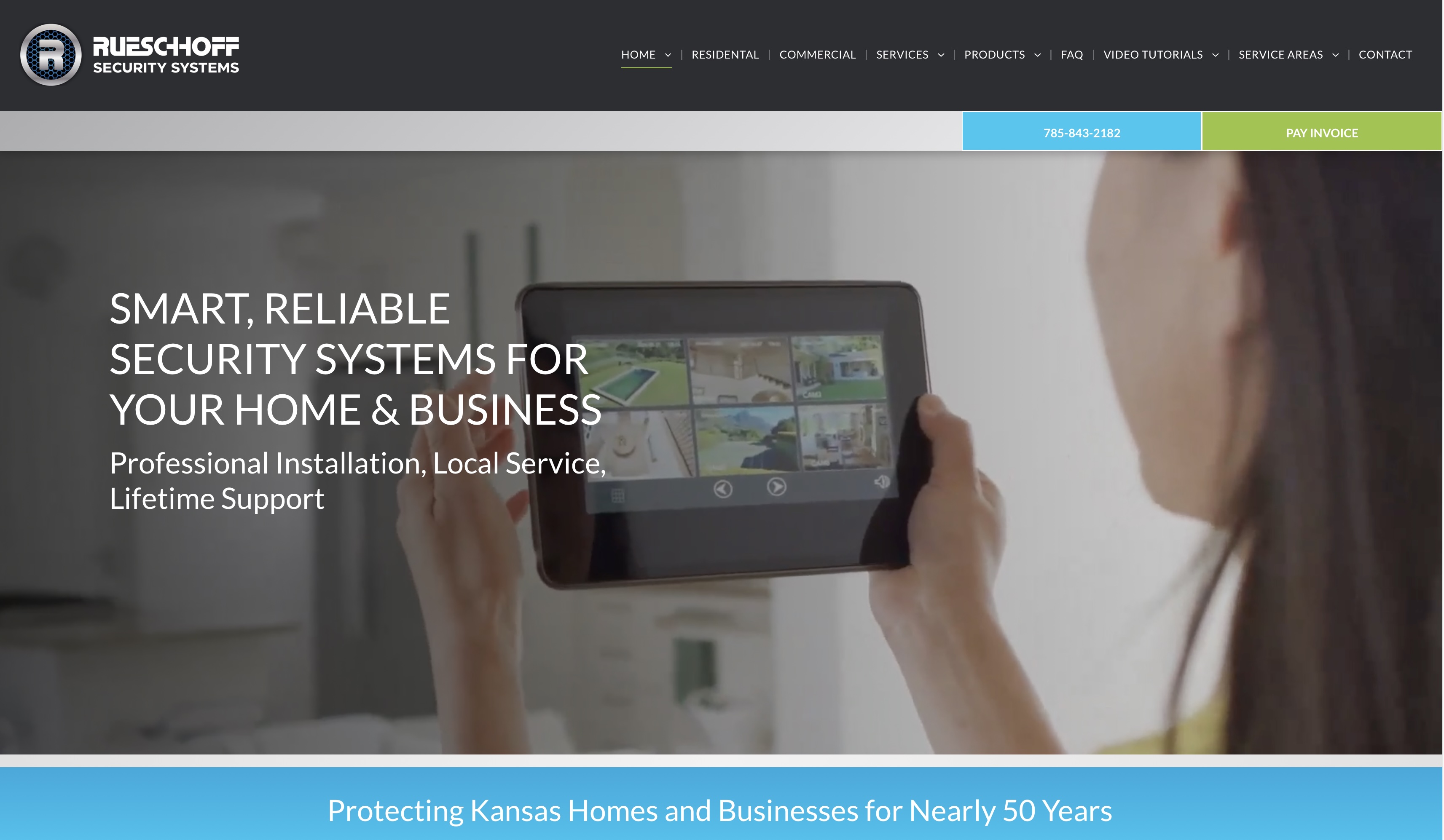 Rueschhoff Security website screenshot